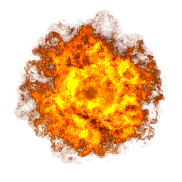 Fireball Smoke Transparent PNG Image