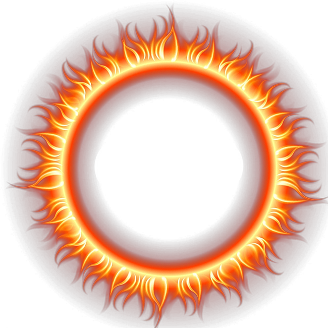 Fire Circle Vector Flame Transparent PNG Image