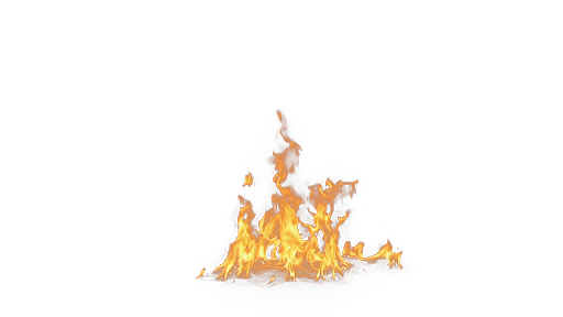 Fire Realistic Flame Transparent PNG Image