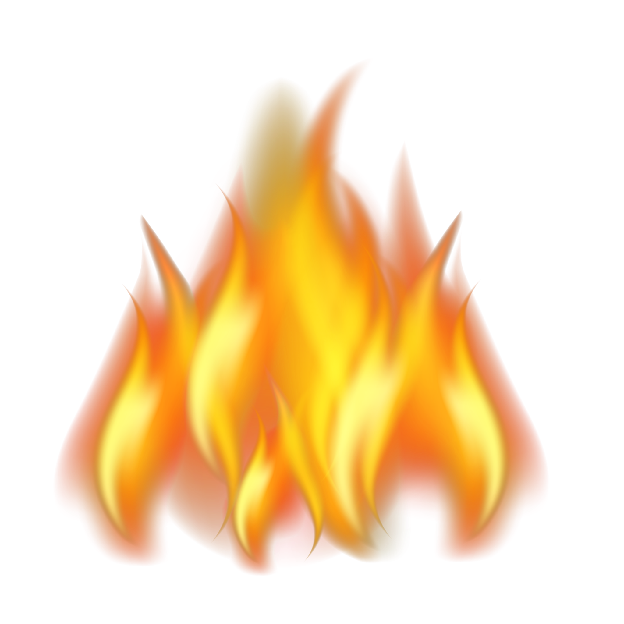 Fire Flame Yellow Transparent PNG Image
