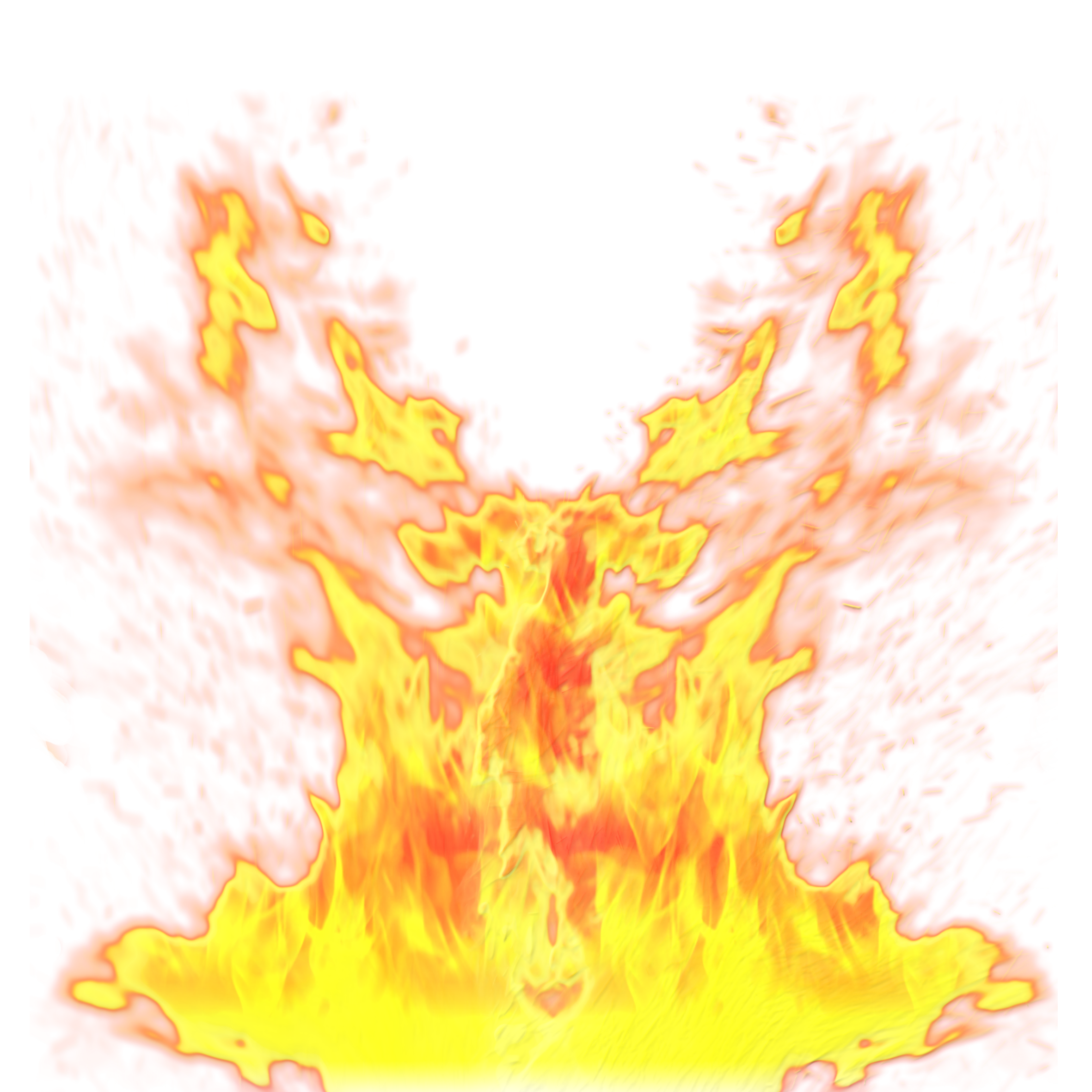 Flame Yellow Transparent PNG Image