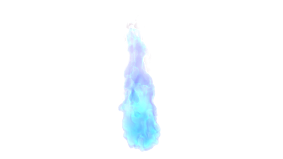 Blue Fire Background Transparent PNG Image