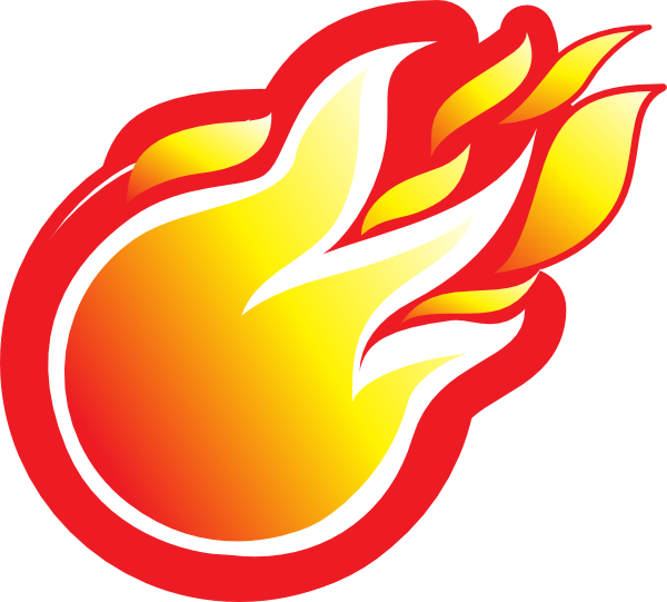 Vector Fireball Transparent PNG Image