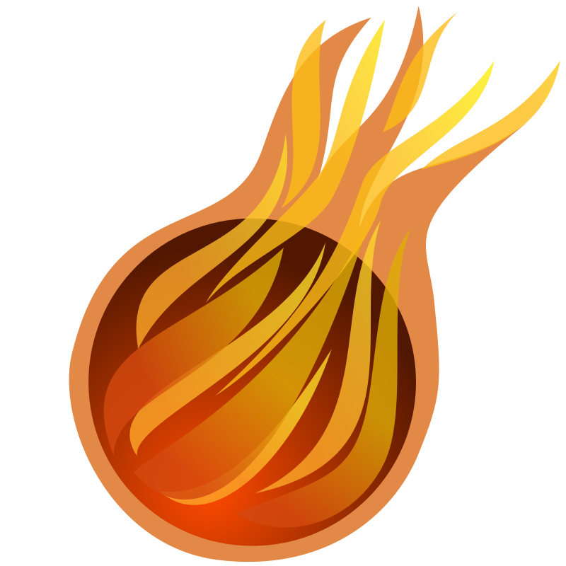 Vector Fireball Transparent PNG Image