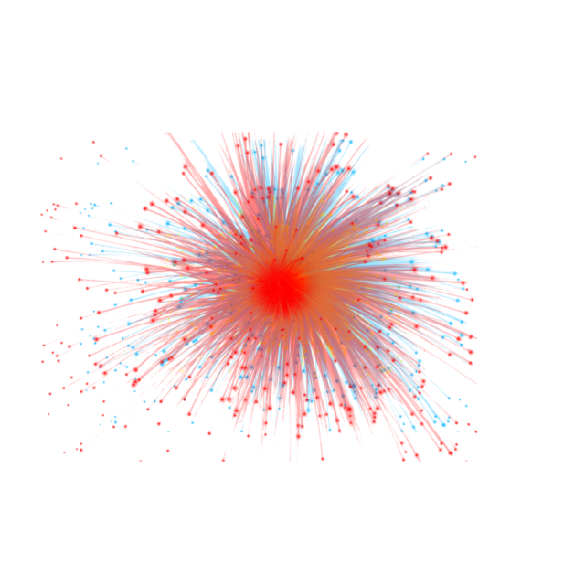 Sparkle Fireworks Vector Transparent PNG Image