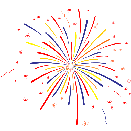 Fireworks Vector Transparent PNG Image