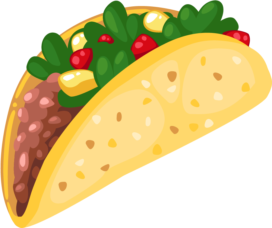 Healthy Fish Taco Transparent PNG Image
