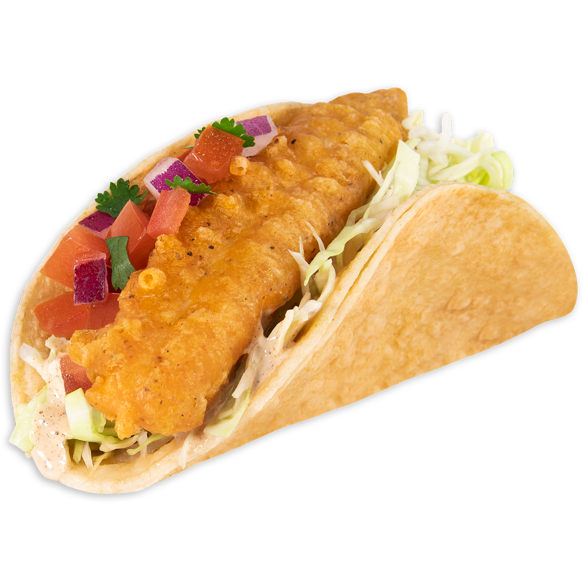 Fresh Fish Taco Transparent PNG Image