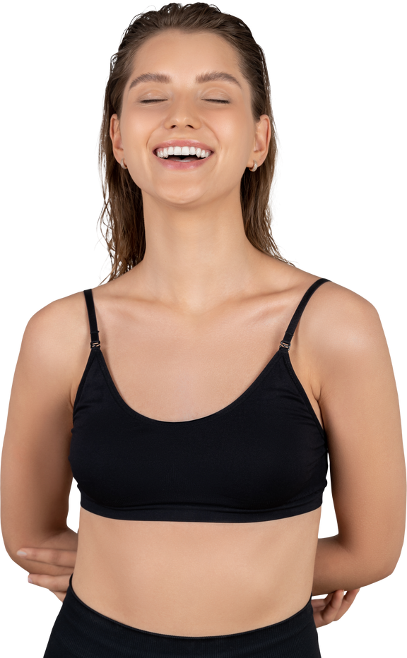 Smiling Woman Young Fit Transparent PNG Image
