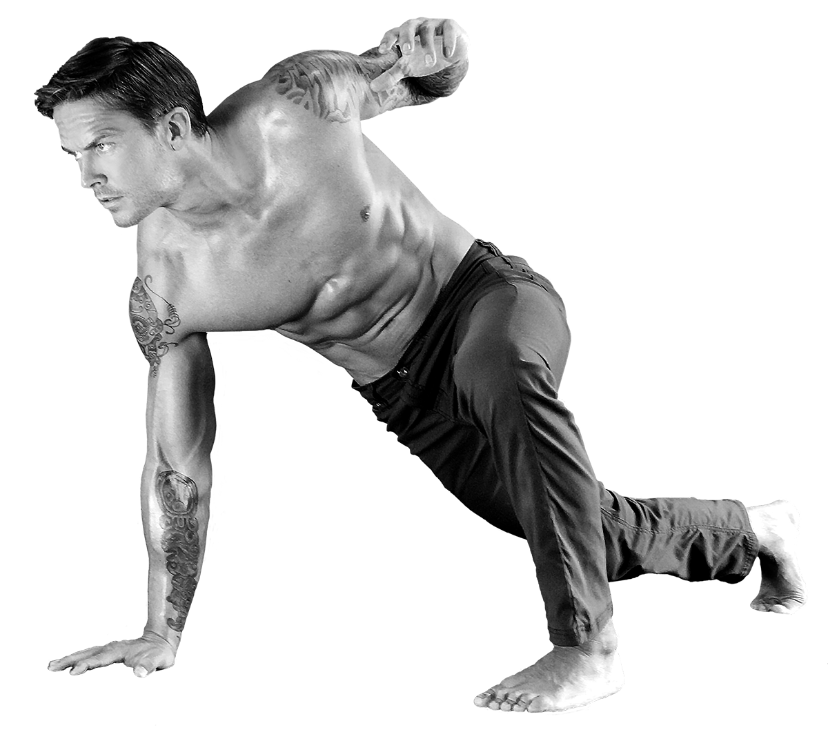 Male Young Fit Exercise Transparent PNG Image