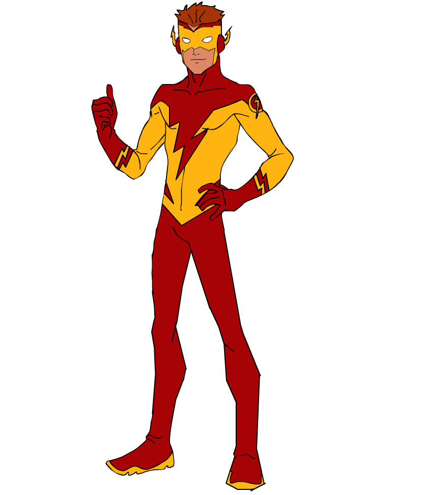 Kid Flash Transparent PNG Image