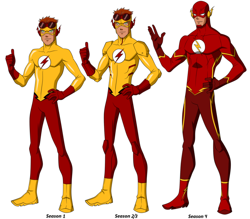 Kid Flash Transparent PNG Image