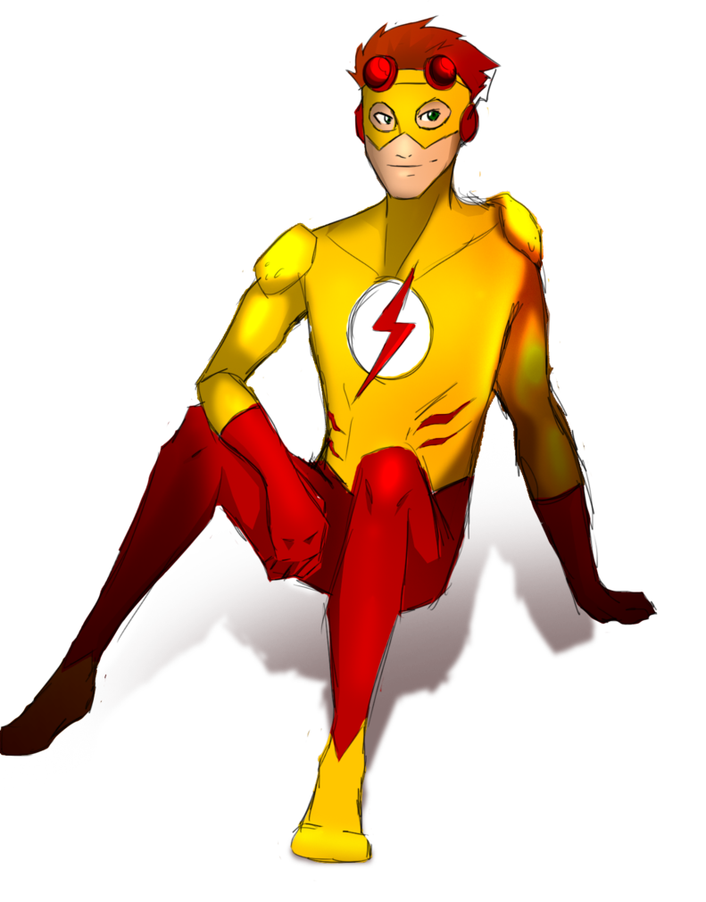 Kid Flash Transparent PNG Image