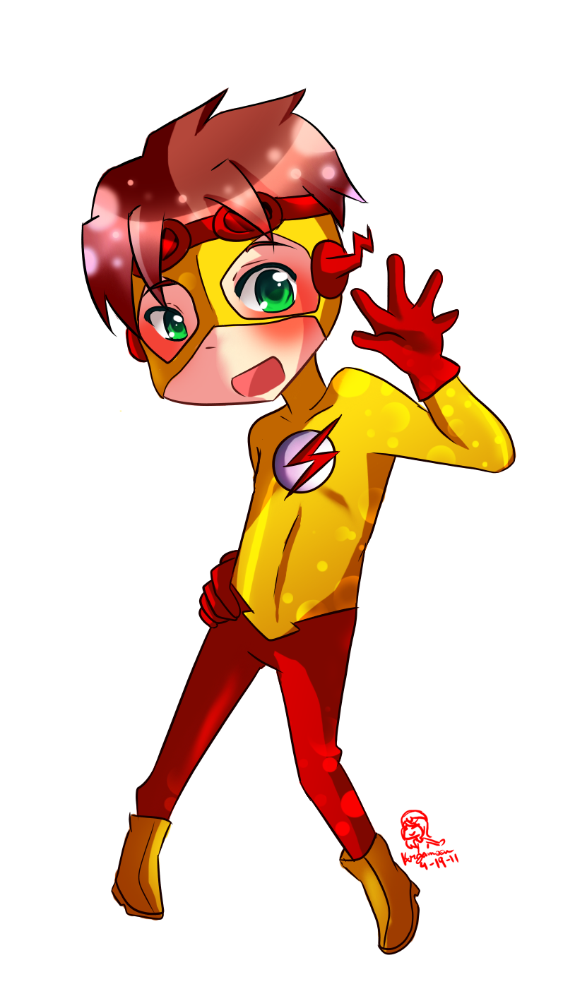Kid Flash Transparent PNG Image