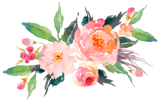 Watercolor Flower Art Transparent PNG Image