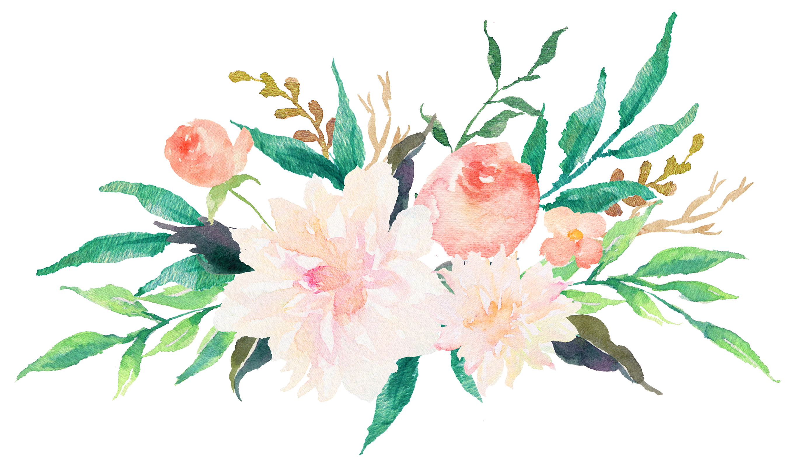 Watercolor Flower Art Transparent PNG Image