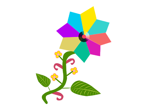 Vector Flower Art Transparent PNG Image