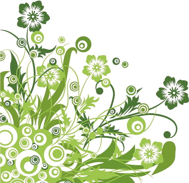 Vector Flower Green Transparent PNG Image