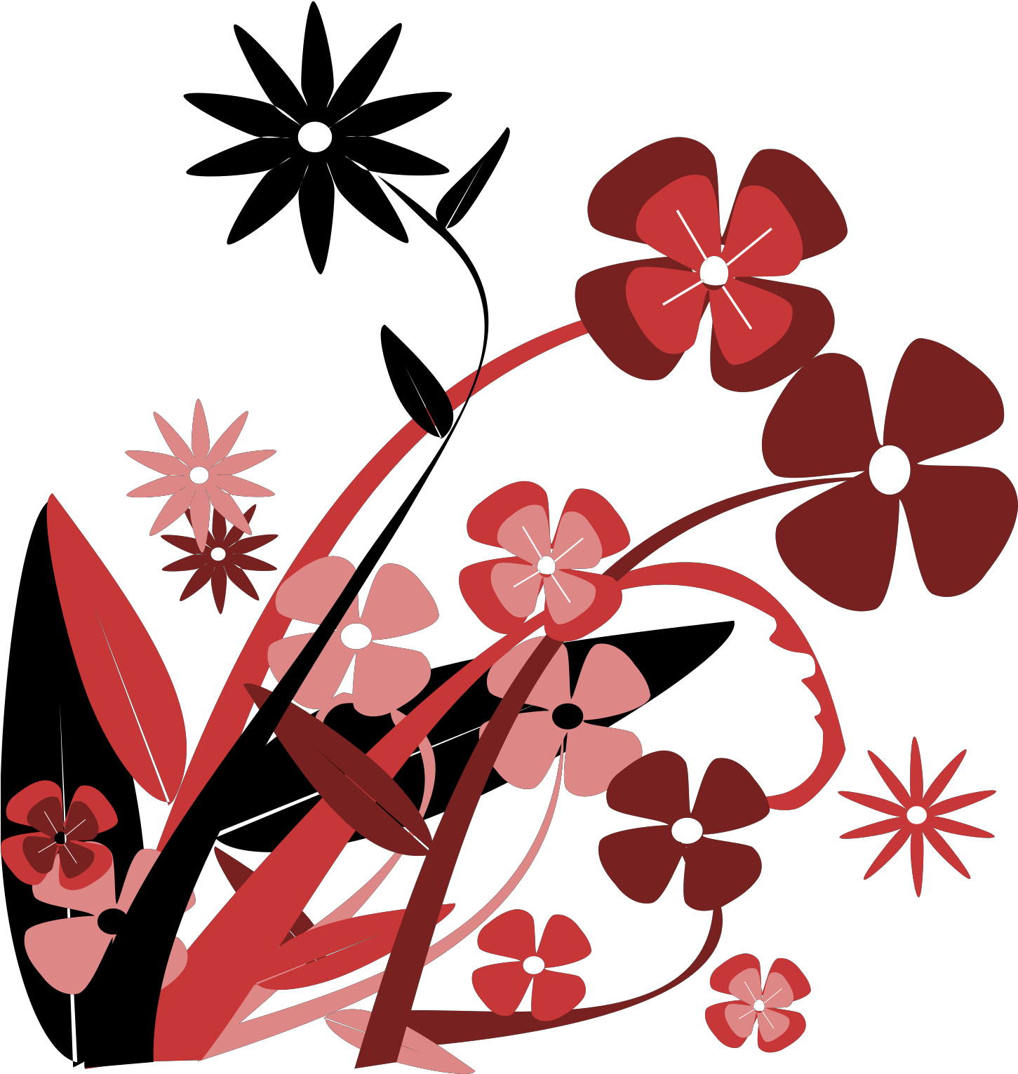 Vector Spring Flower Transparent PNG Image