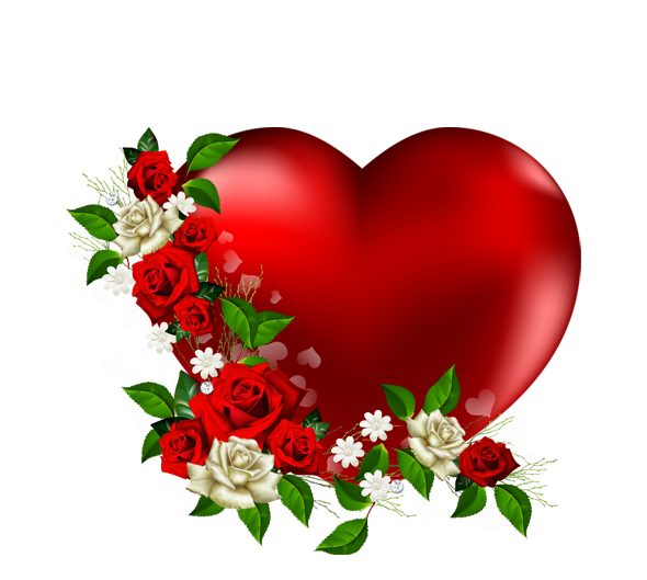 Heart Flower Love Transparent PNG Image