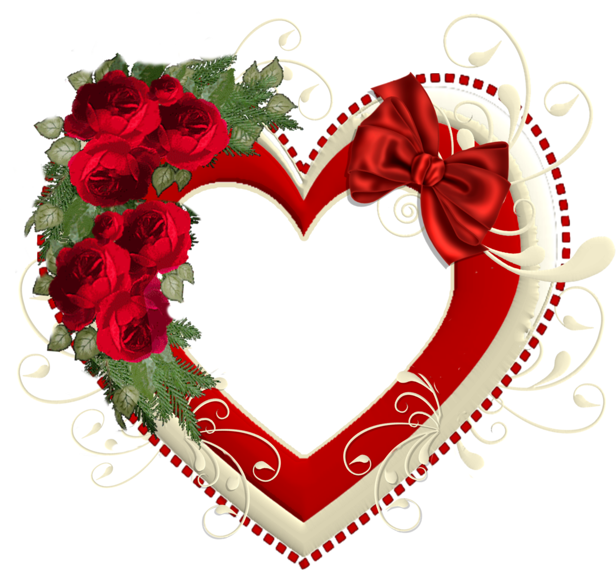 Heart Flower Love Transparent PNG Image