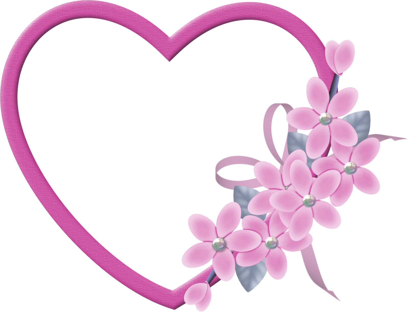 Heart Vector Love Flower Transparent PNG Image
