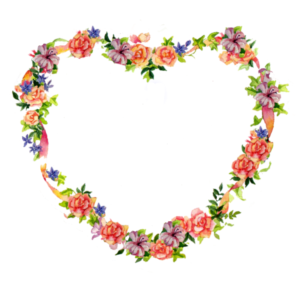 Heart Vector Romantic Flower Transparent PNG Image