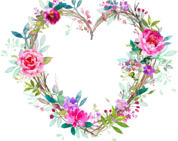 Heart Vector Romantic Flower Transparent PNG Image