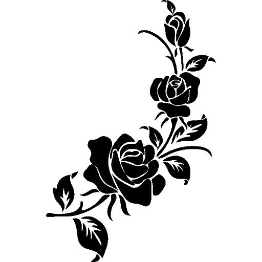 Spring Flower Silhouette Transparent PNG Image