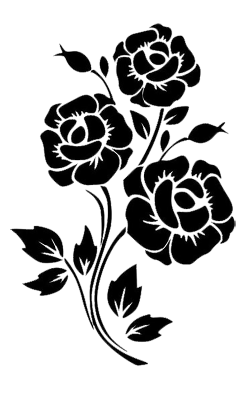Spring Flower Silhouette Transparent PNG Image