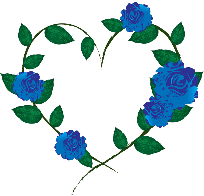 Heart Vector Flower Transparent PNG Image