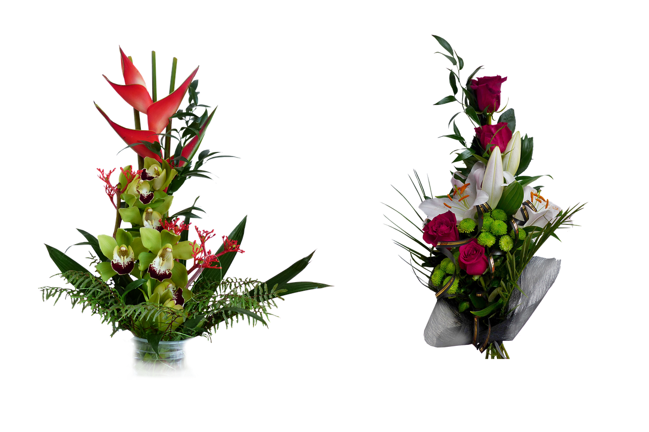 Funeral Flowers Bunch Transparent PNG Image