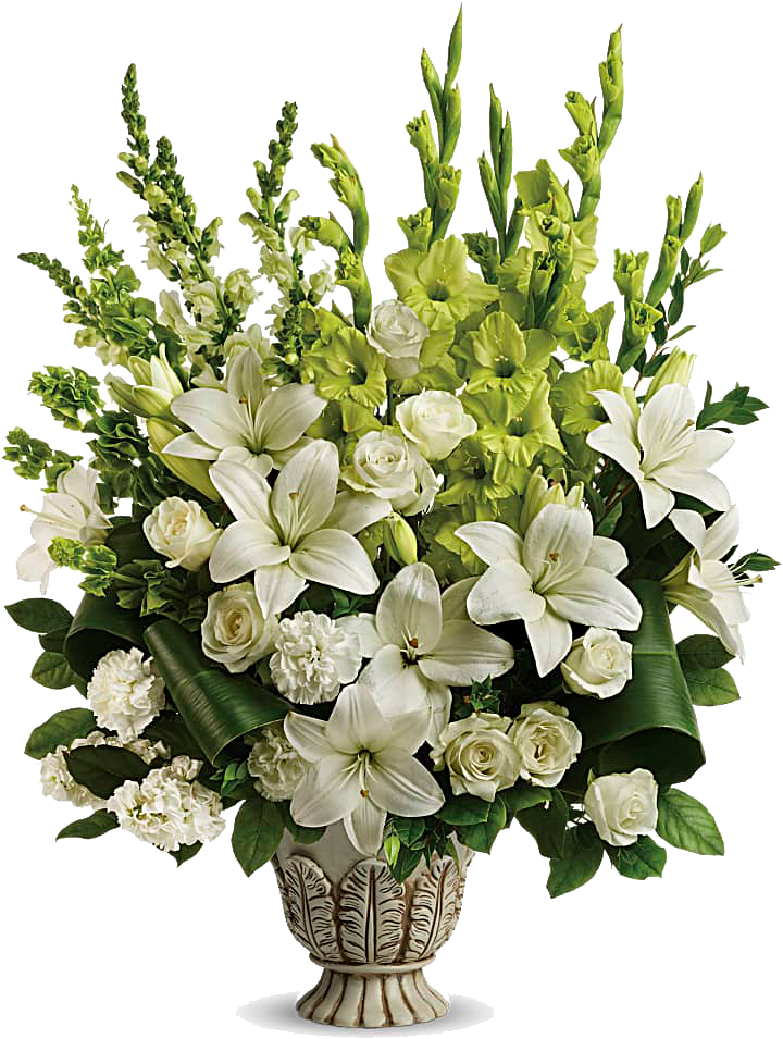 Funeral Flowers Bunch Transparent PNG Image