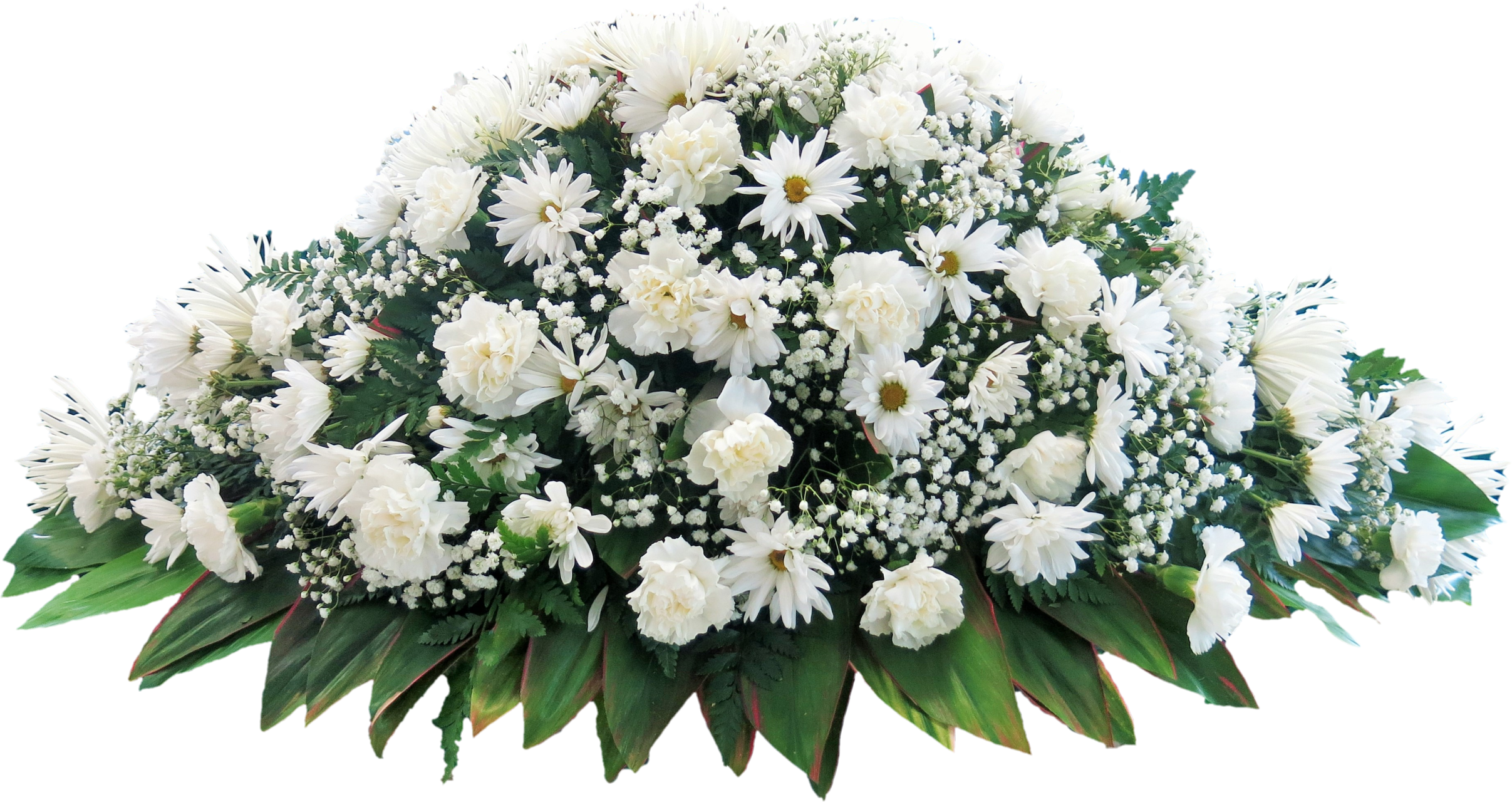 Funeral Flowers Bunch Transparent PNG Image