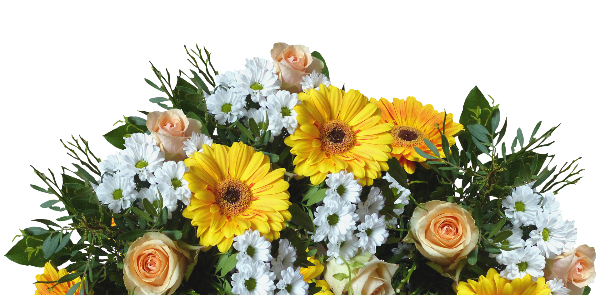 Funeral Flowers Bunch Transparent PNG Image
