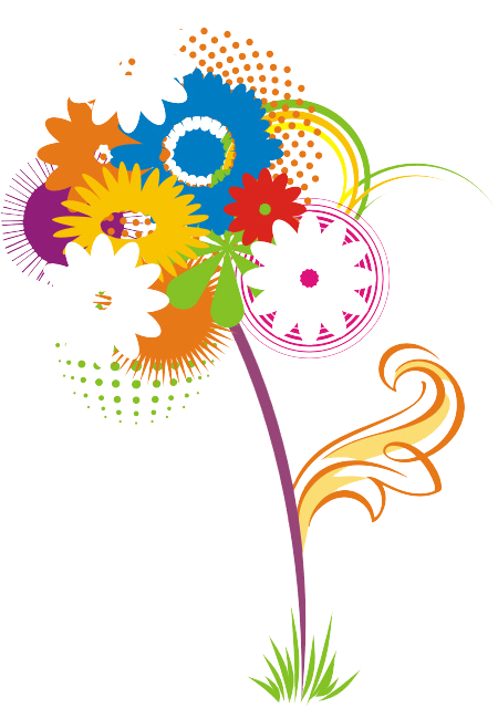 Abstract Flower Transparent PNG Image
