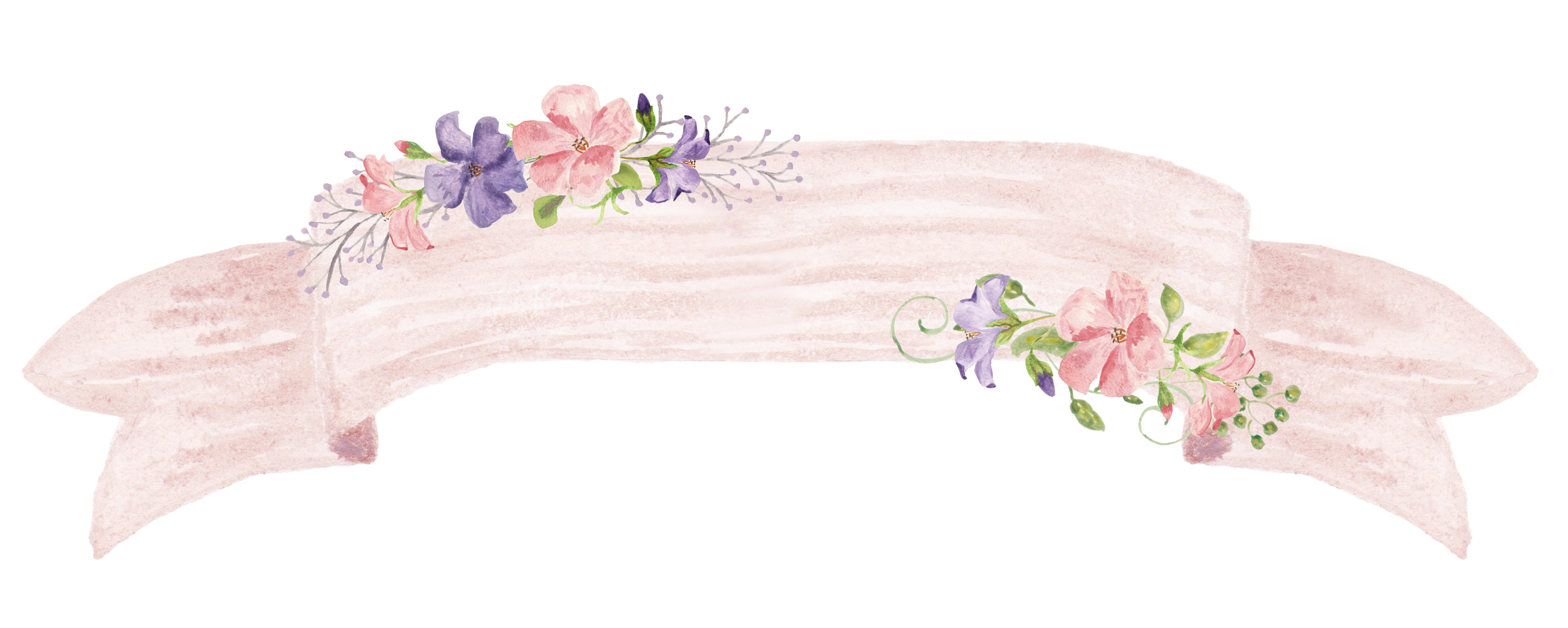 Flower Art Border Frame Watercolor Flowers Transparent PNG Image