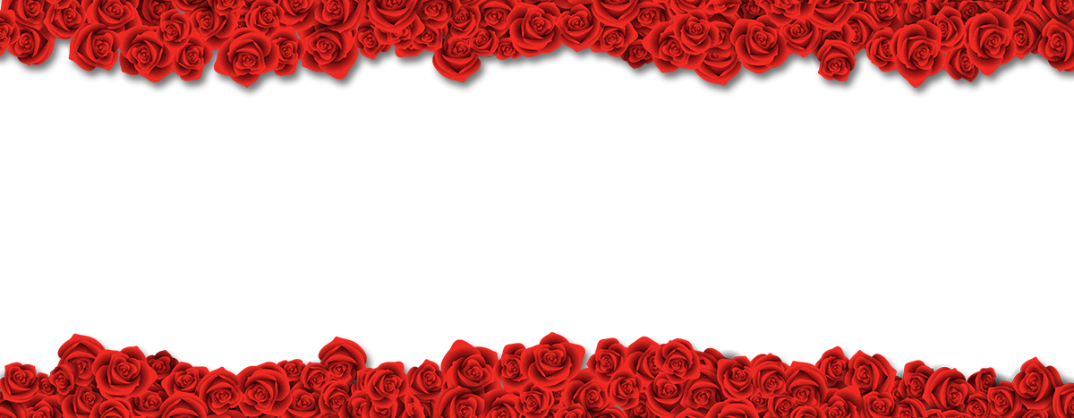 Rose Border Flower Beach Material Transparent PNG Image