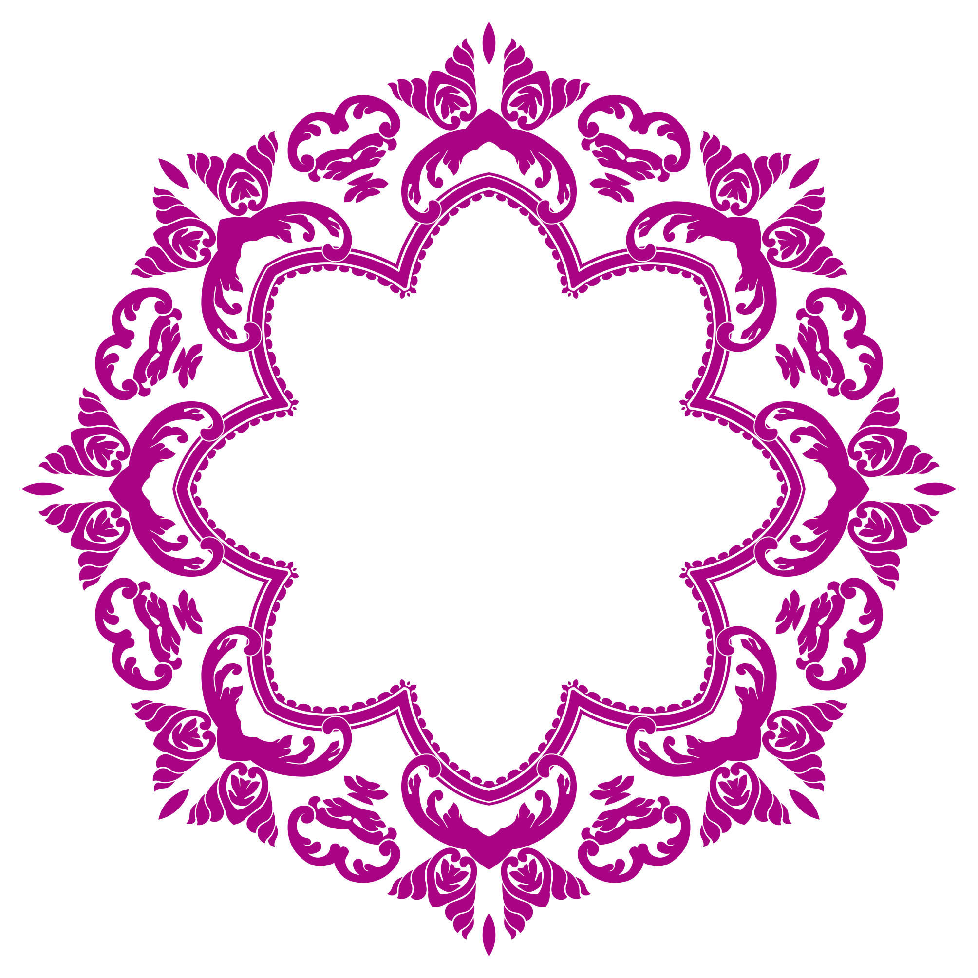 Flower Border Transparent PNG Image