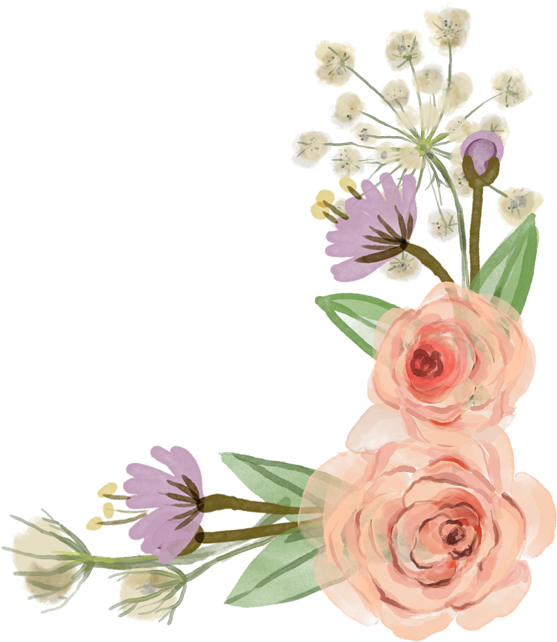 Rose Flower Border Transparent PNG Image