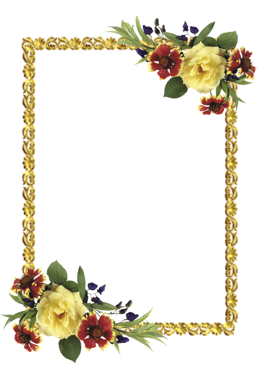Frames Frame Paper Flower Transparent PNG Image