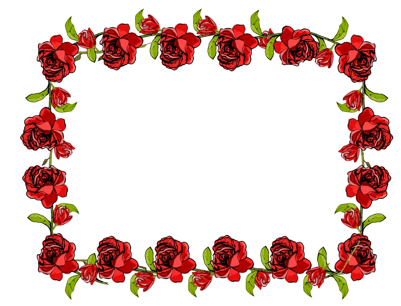 Flower Frame File Formats Red Transparent PNG Image