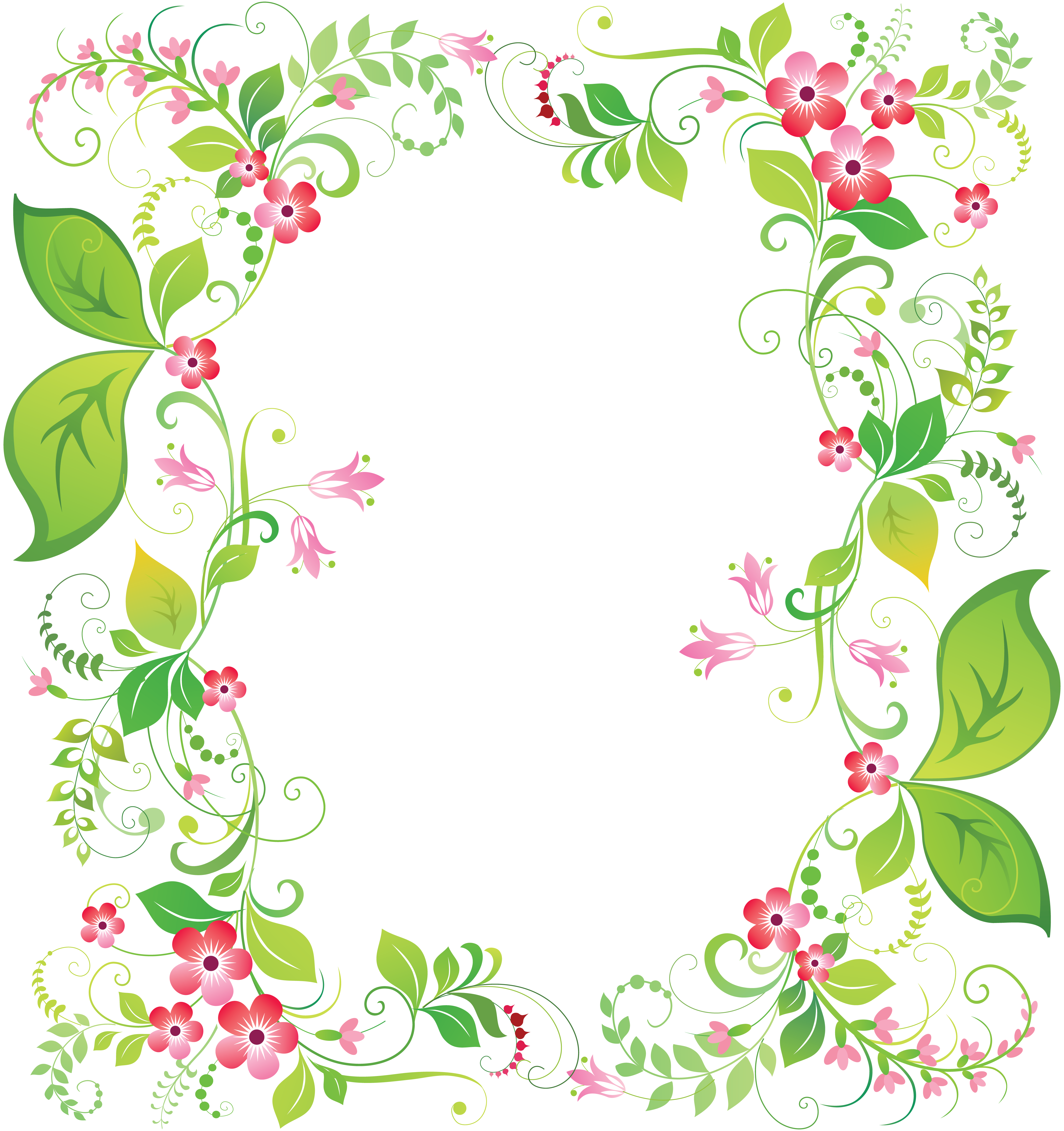 Frames Frame Flower Transparent PNG Image