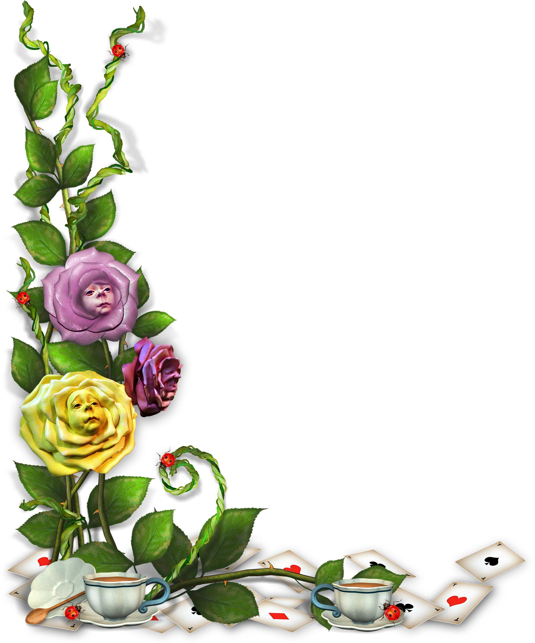 Et Frame Fleurs Plantes Flower Transparent PNG Image