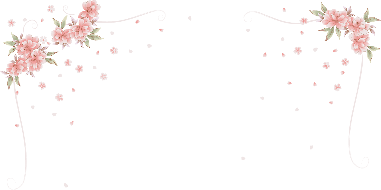 Floral Vector Border Hand-Painted Transparent PNG Image