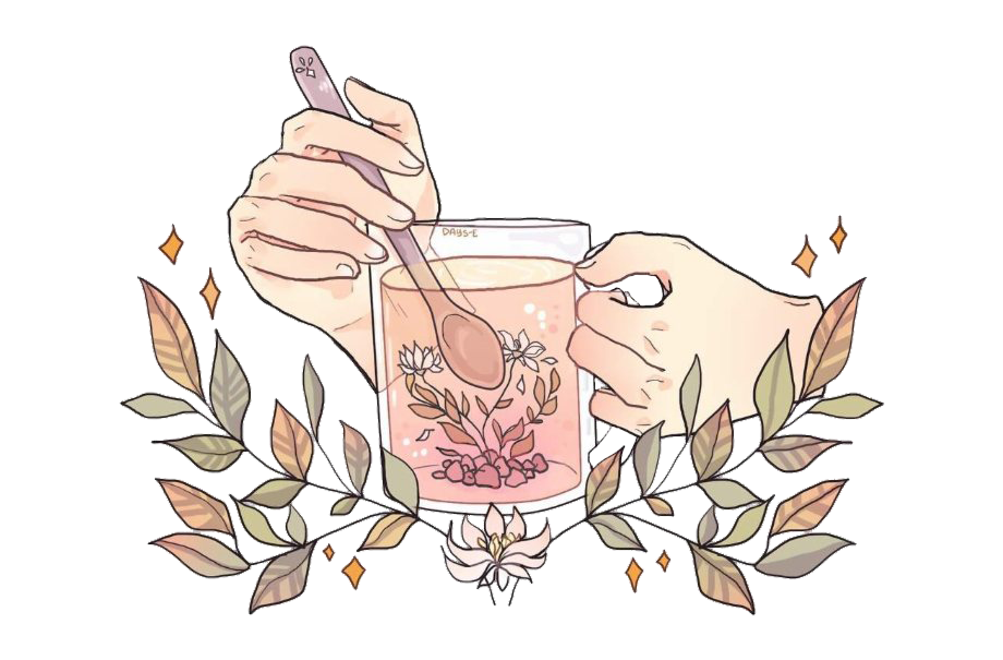 Flower Art Aesthetic Transparent PNG Image