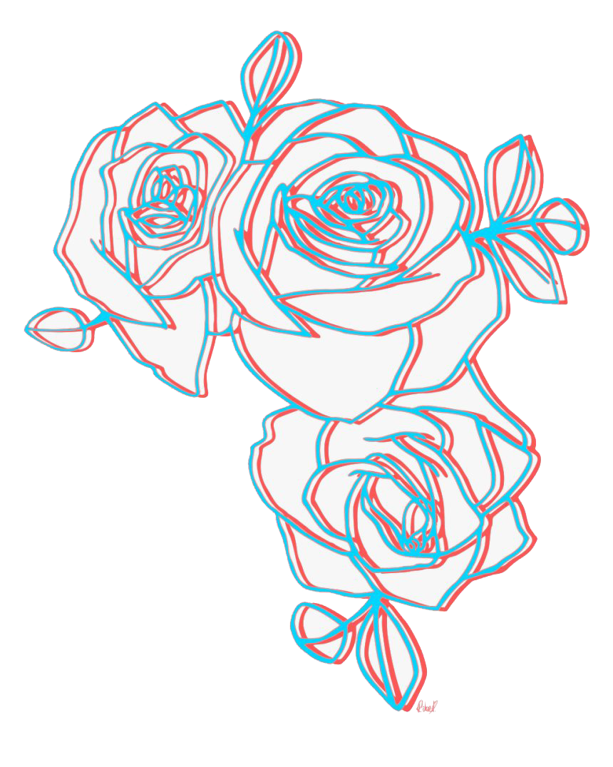 Flower Art Aesthetic Transparent PNG Image