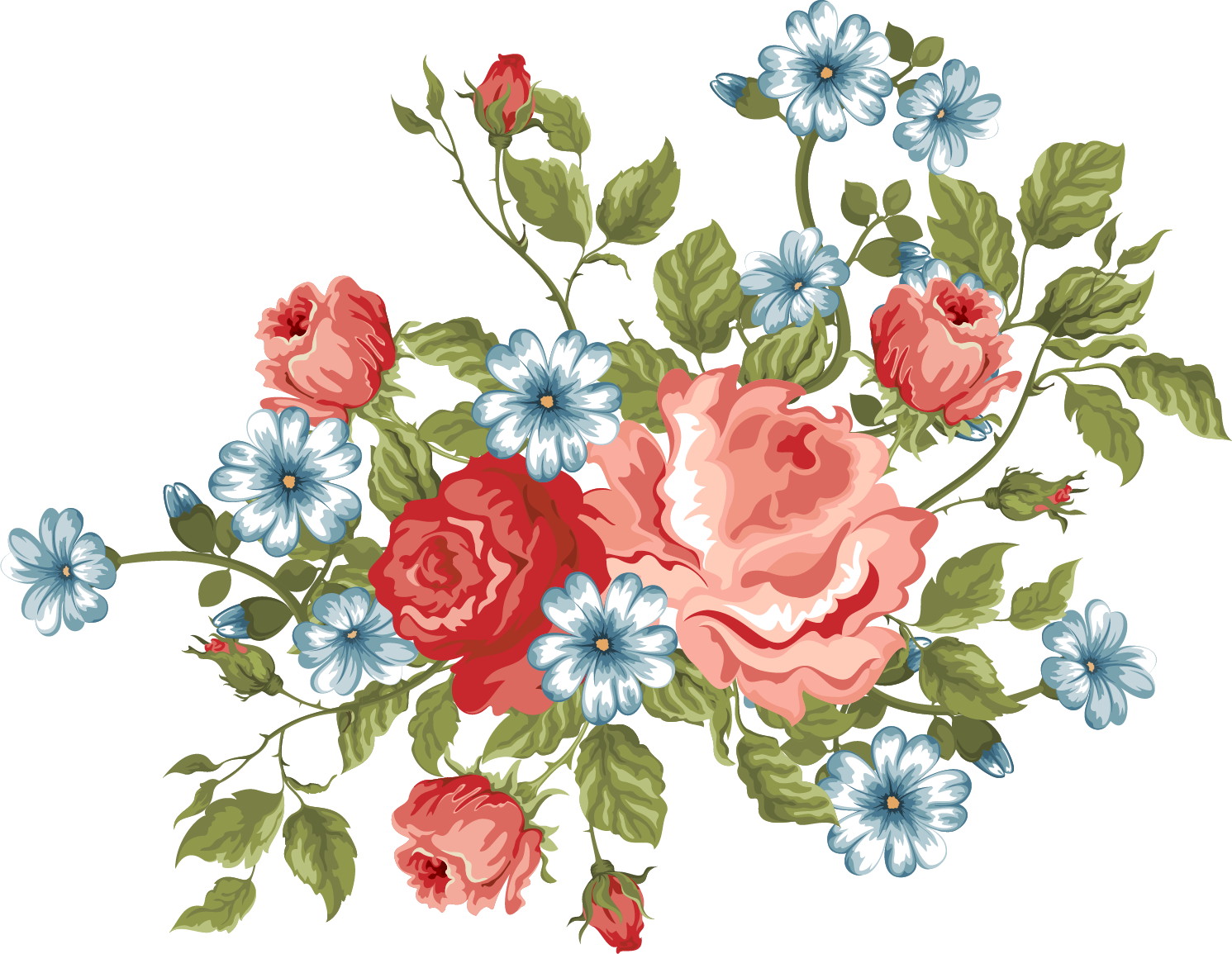 Flower Artwork Transparent PNG Image
