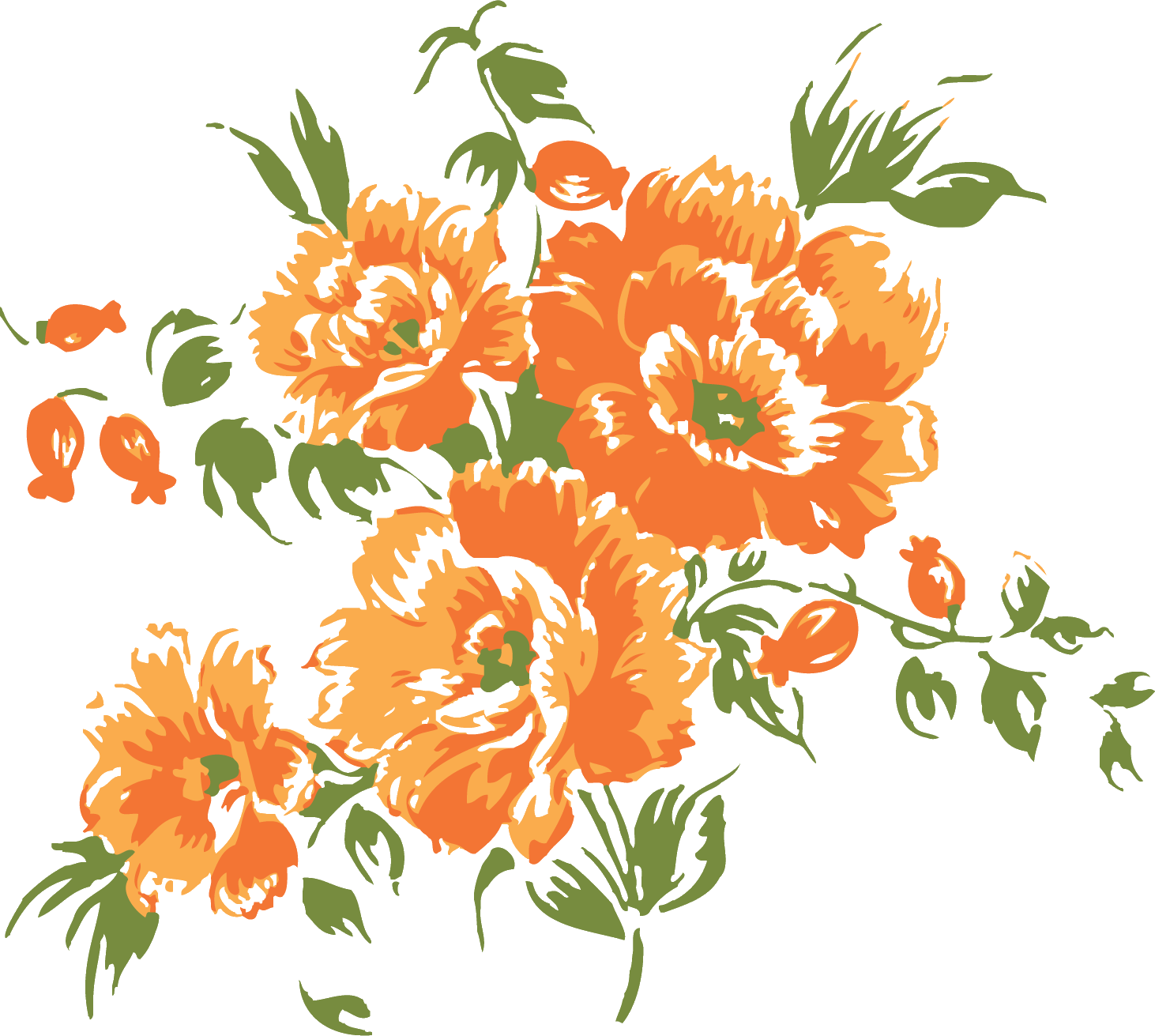 Flower Artwork Transparent PNG Image