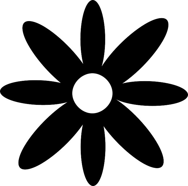 Single Flowers Silhouette Transparent PNG Image